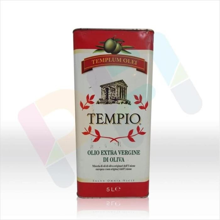 3kyl- Minyak Zaitun Extra Virgin Olive Oil Italy Il Tempio 5 Liter