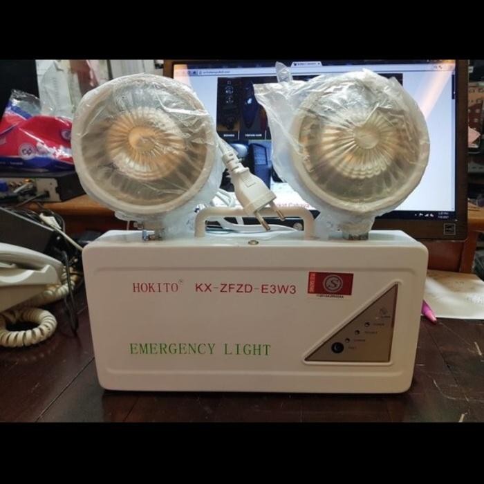 Lampu Emergency Hokito / Emergency Mata Kucing / Lampu Darurat Led