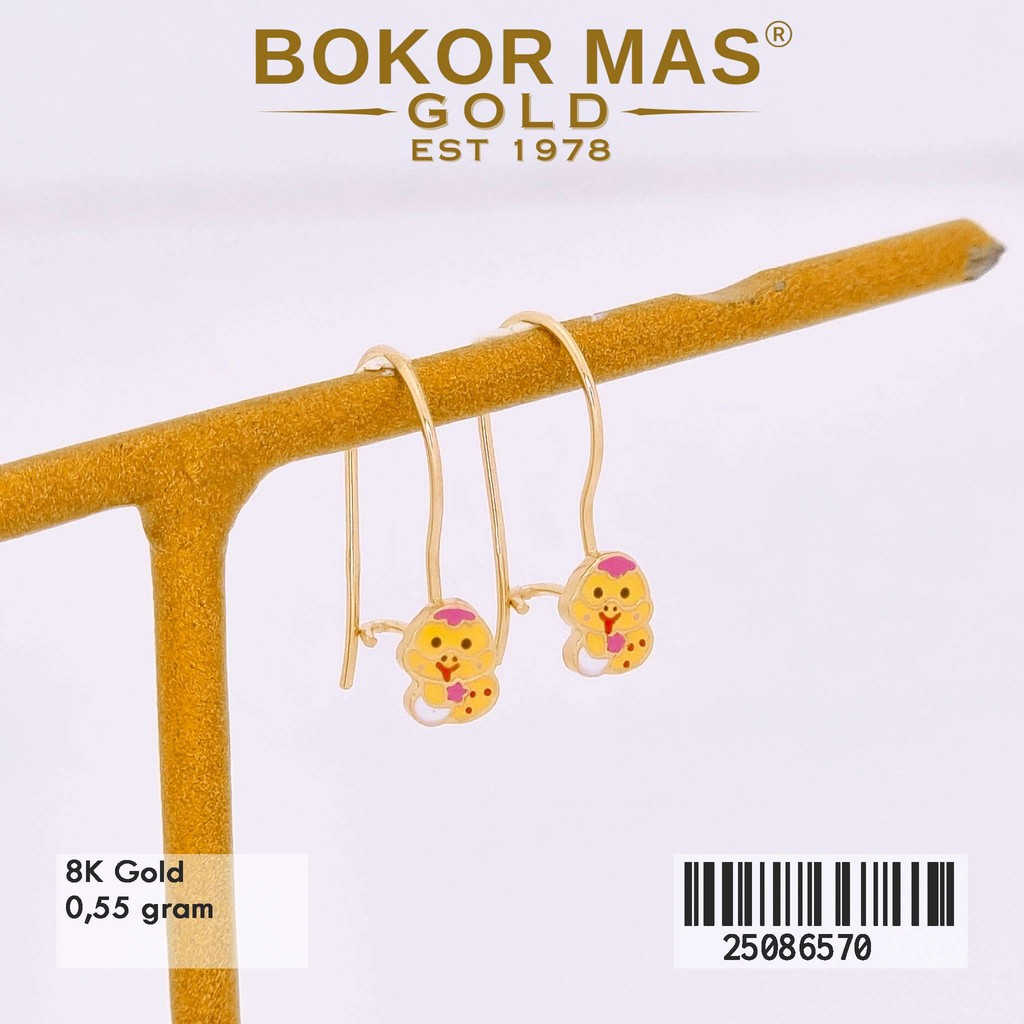 BokorMas Gold Anting Anak Variasi Animal Emas Asli Kadar 8Karat 25086570