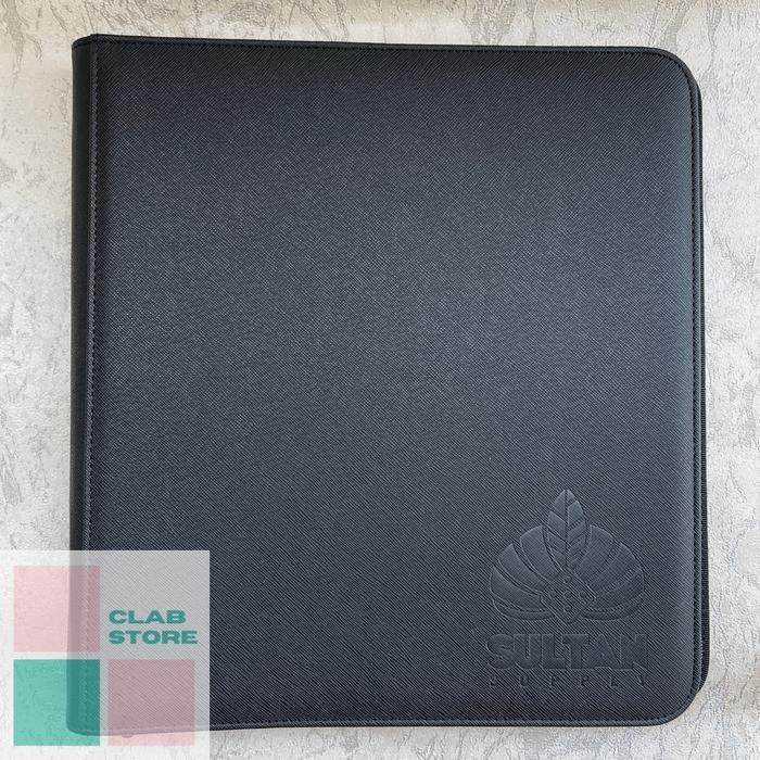 oep6- Sultan Sleeve Album 12 Pocket Zippered Premium Leather Binder Playset Kpop Pc