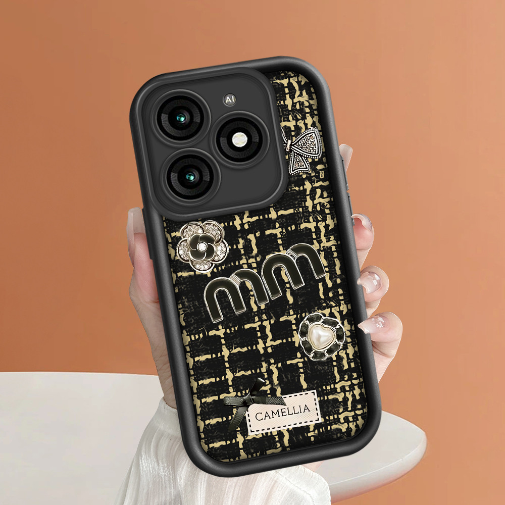 Casing Hp Untuk Itel A70 Phone Kesing Softcase Garis Surat Case DLJ C8 5402 Menghias