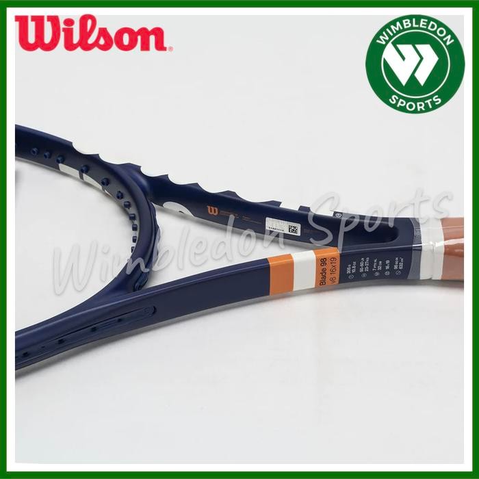 Raket Wilson Blade 98 16x19 v8 Roland Garros 2023 / Wilson Blade 98 RG