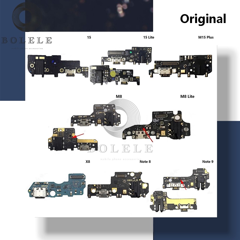 Original For Meizu 15 M15 Plus M8 Lite X8 Usb Charge Port Dock Plug Board Charger Connector Charging