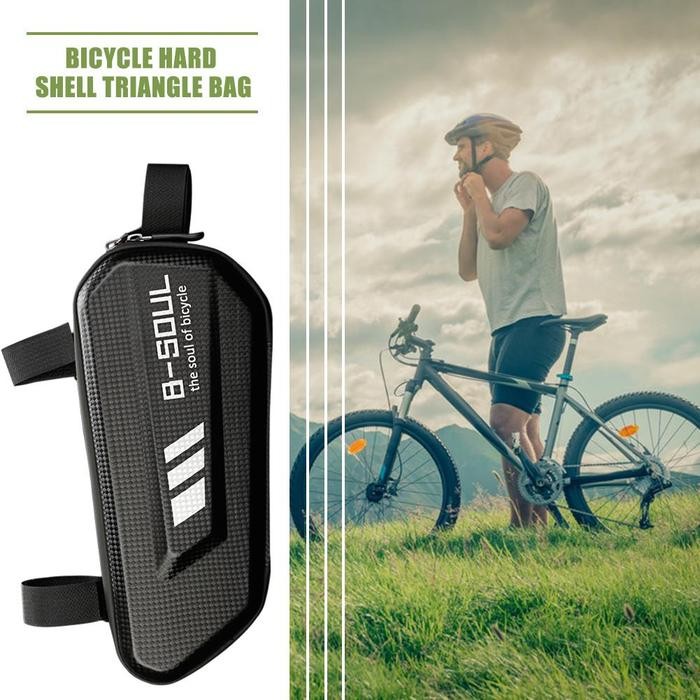 Polygon Bicycle - Tas Sepeda Gunung / Gowes Design Segitiga Tahan Air Bisa Buat Tas Motor Cocok