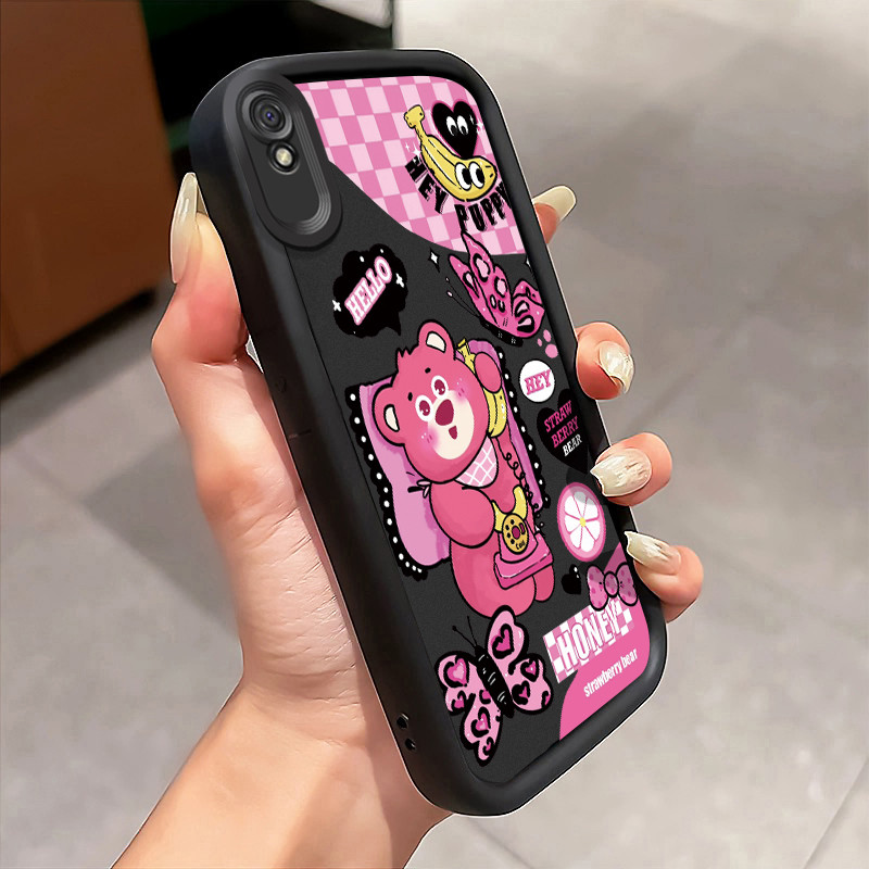 Casing Hp Xiaomi Redmi 9A Redmi 9i Redmi 9T Redmi 9 Power Case Casing beruang muda pola HP Kasing Si