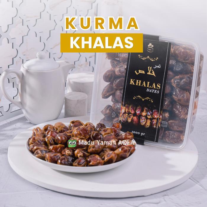 KURMA KHALAS 1 KG KURMA KERING KURMA ARAB SAUDI KURMA MANIS