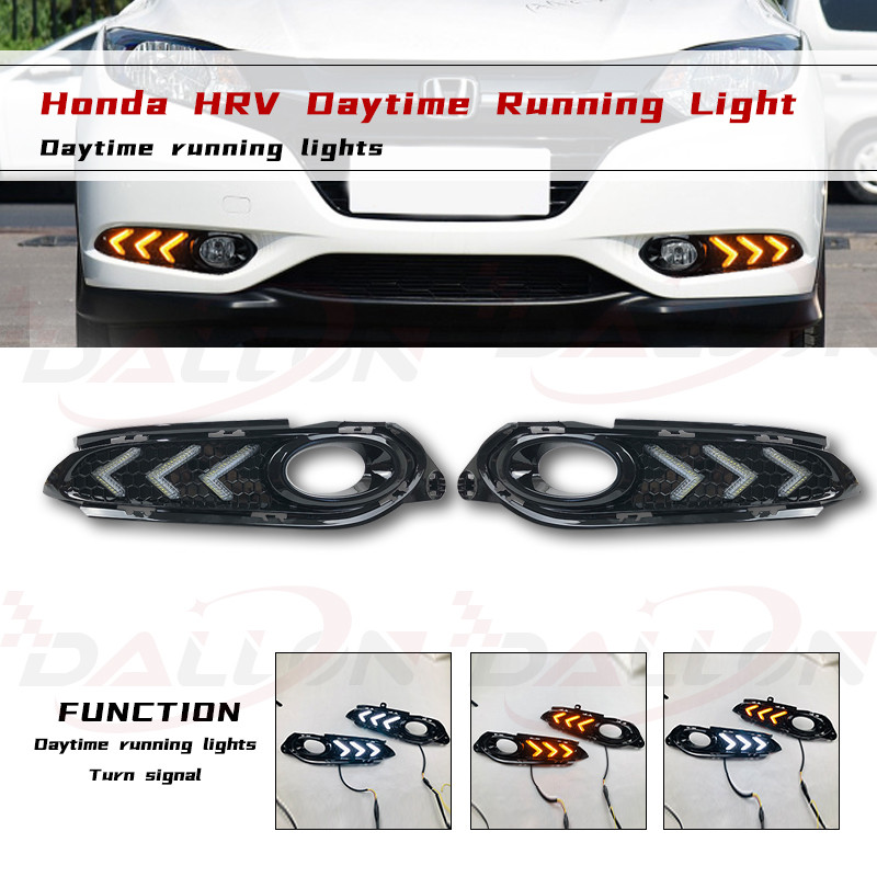 1Set LED Daytime Running Light DRL 12V Day Light  For Honda HRV Vezel