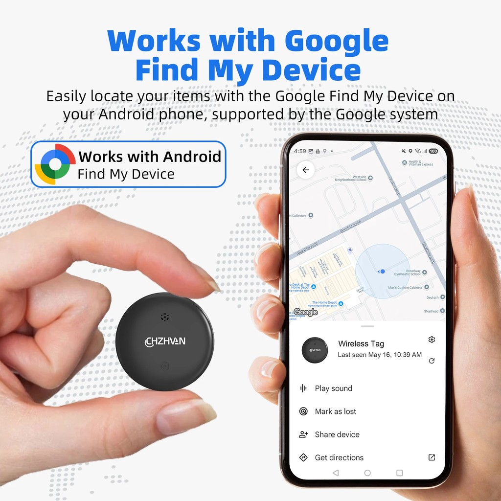 Mini Tracker Tag for Android System Key Finder Bag Lost Tracker Smart Bluetooth Tag tracker work