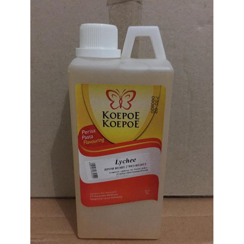 Pasta Lychee Leci Essence Koepoe Koepoe Perisa Makanan 1 liter