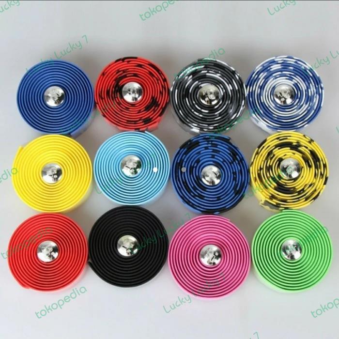 Bar Tape Sepeda Bartape Sepeda Set Drop Bar Handle Bar Roadbike Fixie Balap 2 pcs