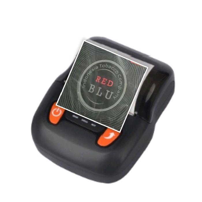 printer bluethooth desktop Redblu hitam thermal kasir vsc tm.58V