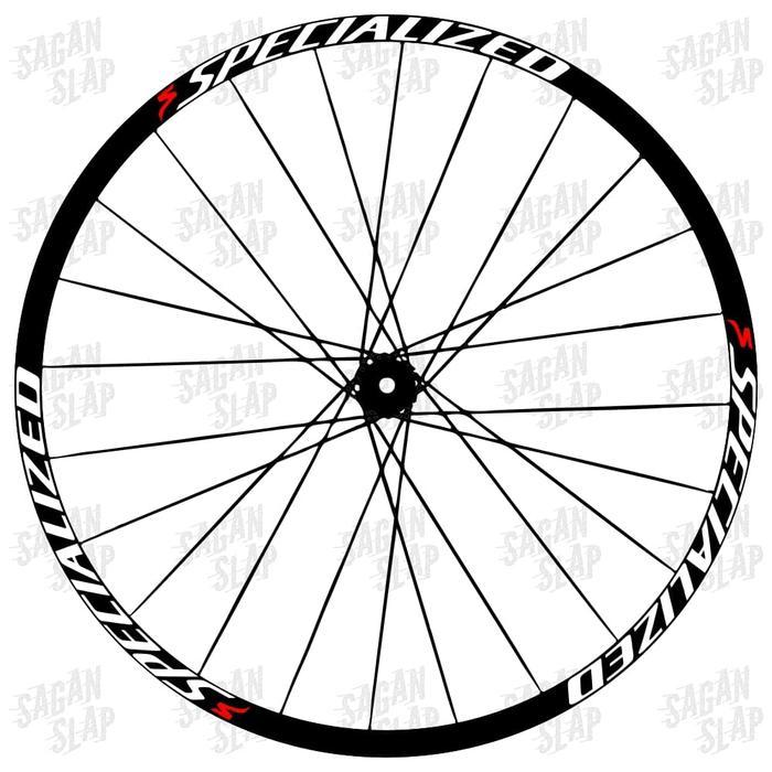 Sticker Rims Specialized Lebar Stiker 2Cm Decal Rim 26 27.5 29 700C Terbaru 