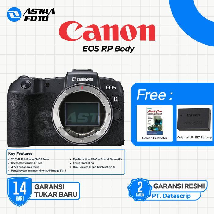 Canon EOS RP Body Only Full Frame Kamera Mirrorless Canon Garansi Resmi
