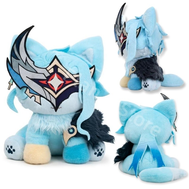 2026 New Anime Genshin Impact Il Dottore Plush Zandik The Doctor Cat Plush Doll Cute Dottore Genshin
