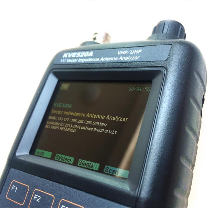KVE520A ANTENA ANALYZER SWR ANTENNA VECTOR IMPEDANCE DENGAN KONEKTOR
