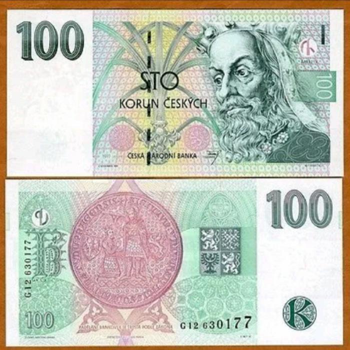 Czech Republic 100 Korun 2018, Prefix.