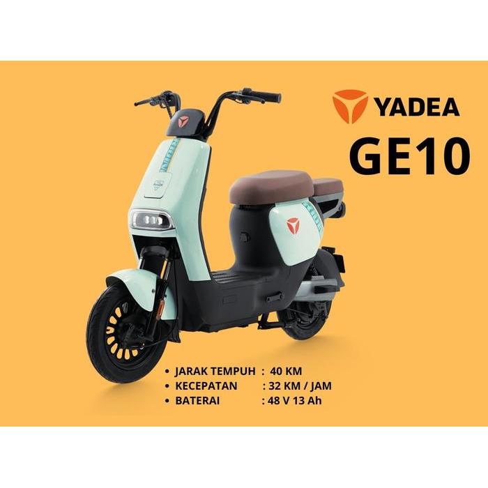 Sepeda Listrik Pintar " YADEA GE10 " ( 48V 13Ah )