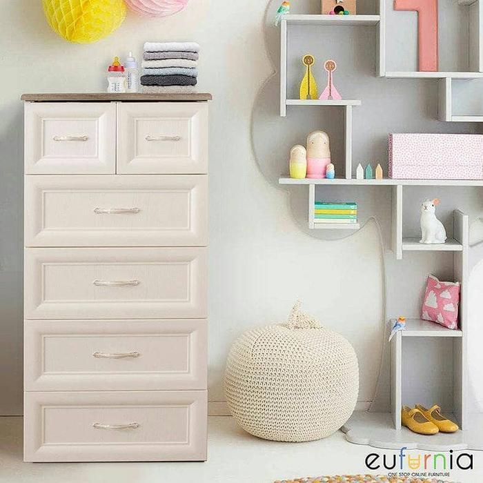 LEMARI PLASTIK OLYMPLAST 5 SUSUN DRAWER CABINET ODC 05 CLASSIC B