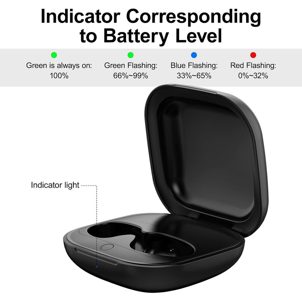 Wireless Charging Case for Beats Fit Pro Replacement Charger Case for Beats Fit Pro with Bluetooth