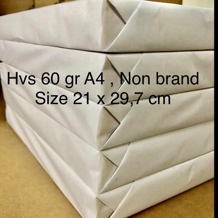 Hvs 60 gr size A4 , Non Brand