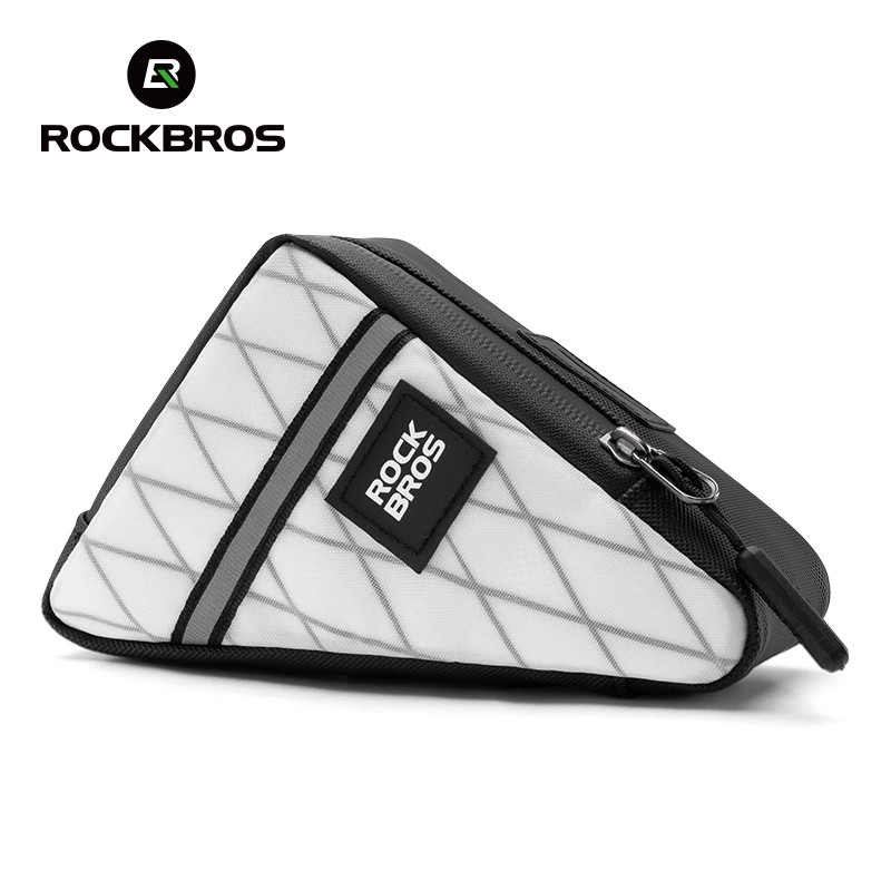 ROCKBROS Bicycle Bag Ultralight Front Tube Frame Triangle Bag for Brompton Bike 0.25/0.3L Mini Bag