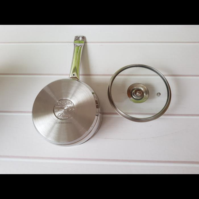 Bima Origin Premiere Saucepan 16cm Panci Bima Glass Lid B2002116