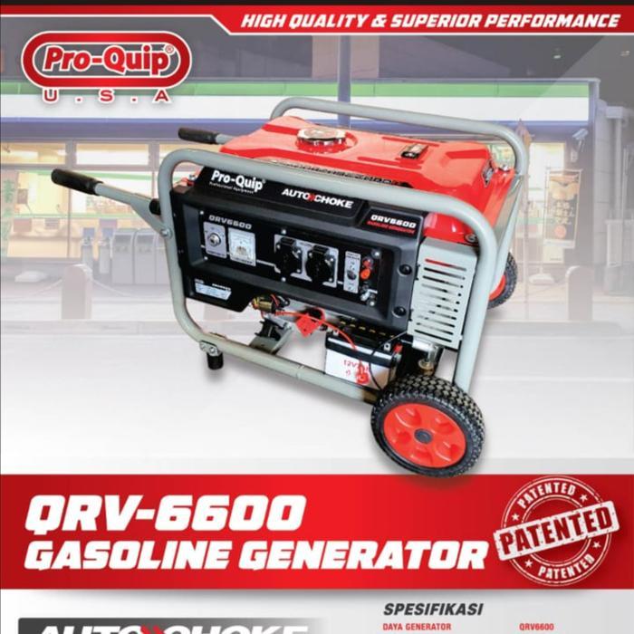 MESIN GENSET BENSIN 3300 WATT PROQUIP QRV6600 PROMO TERMURAH