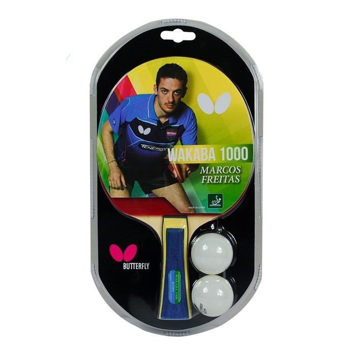 Bed Tenis Meja Pingpong Butterfly WAKABA 1000 Free bola ORIGINAL