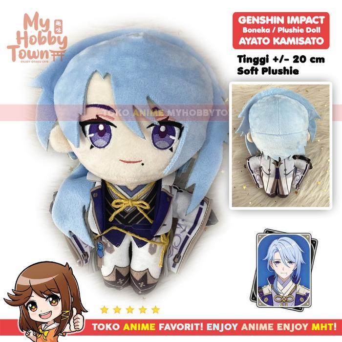 neka Anime Genshin Impact Kter Ayato Kamisato Plushie Doll