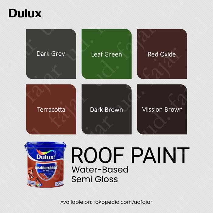 Dulux - Weathershield - Roof Paint / Cat Genteng