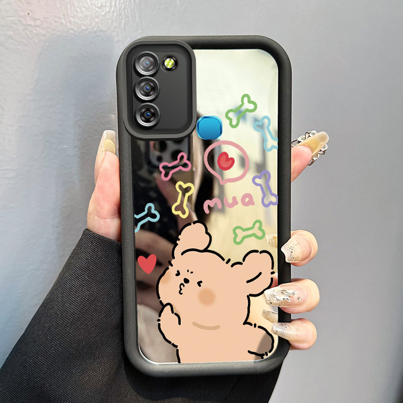 Casing Hp Infinix Smart 5 Hot 10 Lite Case Casing Couple Bear Lucu Romantis HP Softcase Silikon Kasi