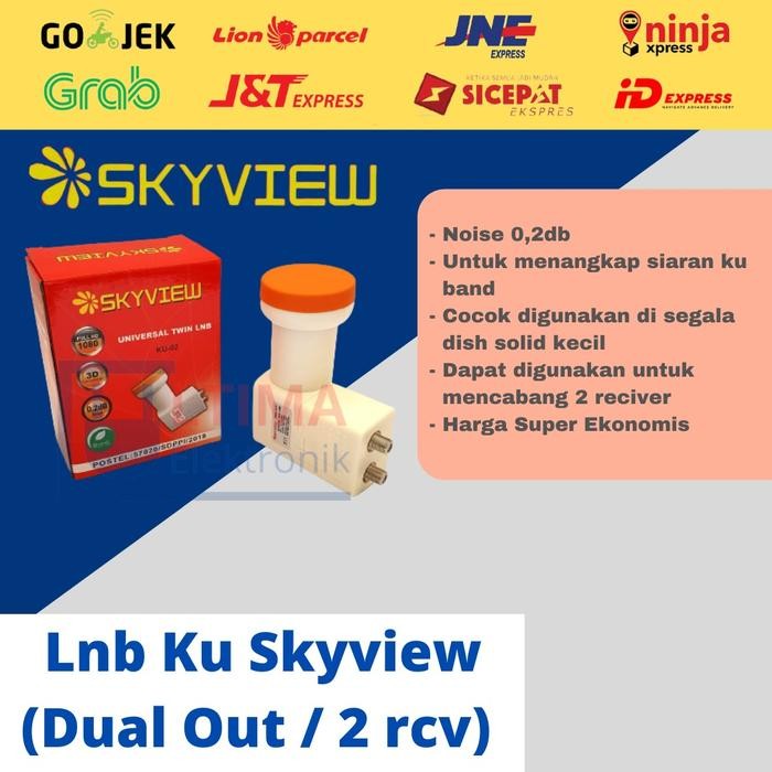 Lnb ku Band skyview dual out