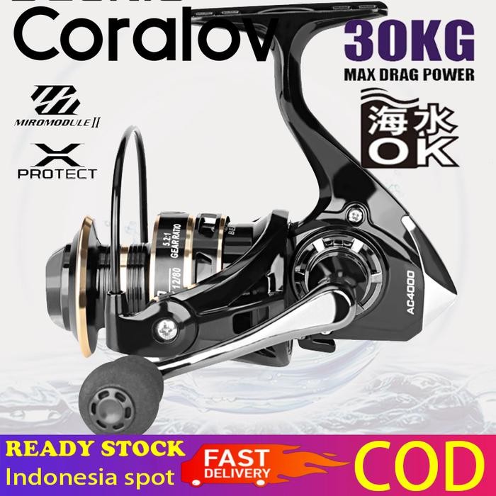 Sougayilang Pro - Reels Ac 2000-7000 Fishing Reel Spinning Reel Kuat Metal Reel Relik Cakram