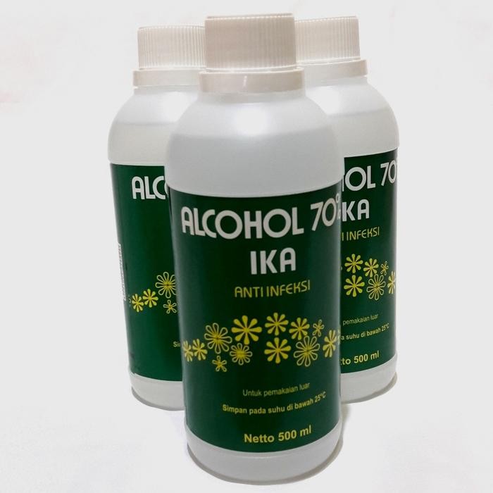 ALKOHOL 70% IKA 500 ML - ORIGINAL