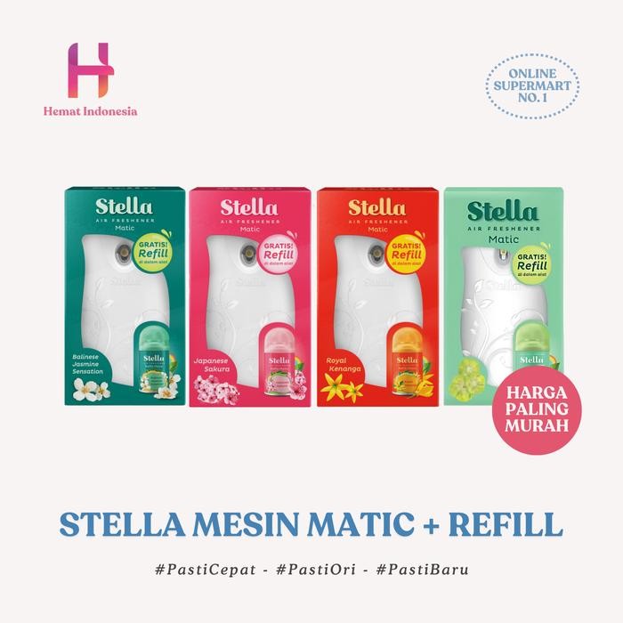 STELLA MATIC MESIN PENGHARUM RUANGAN OTOMATIS