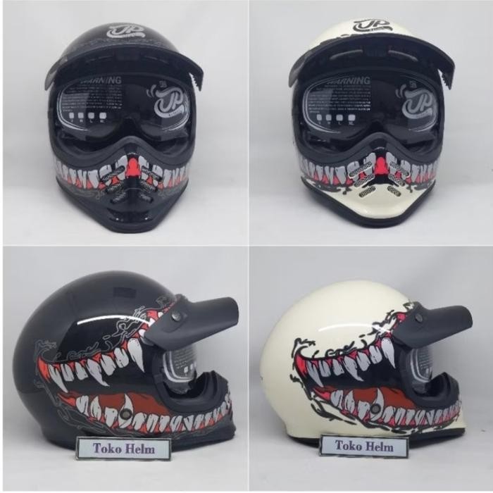 Bisa E-Faktur Helm Cakil Jpx Jp Retro Sinature Sg06 Venom