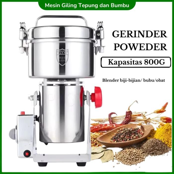 Mesin Giling Bumbu Rempah Blender Tepung