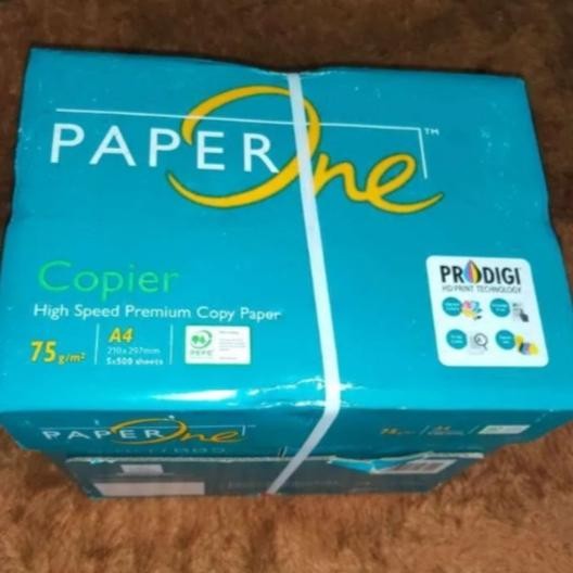 NEW PRODUK HVS A4 75 PAPER ONE/HVS/HVS A4 75 GRAM/KERTAS HVS A4 75 PAPER ONE WARUNG ARA67