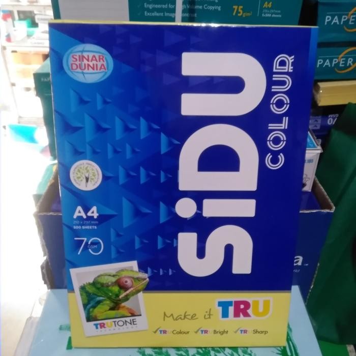 

NEW PRODUK KERTAS HVS SIDU 70 GRAM WARNA KUNING WARUNG ARA67