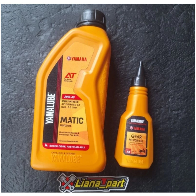 Oli Yamalube 800ml + Oli Gear Sepaket Oli Yamaha Mio Fino Xride Mio Gt Soul Mio j Smile sporty dll