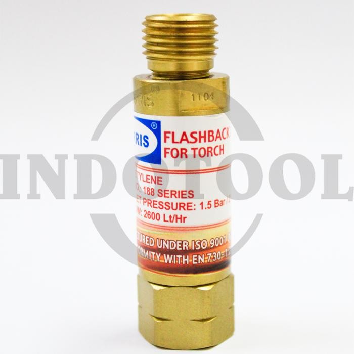 FLASHBACK ARRESTOR FOR REGULATOR ACETYLENE 9/16" MORRIS