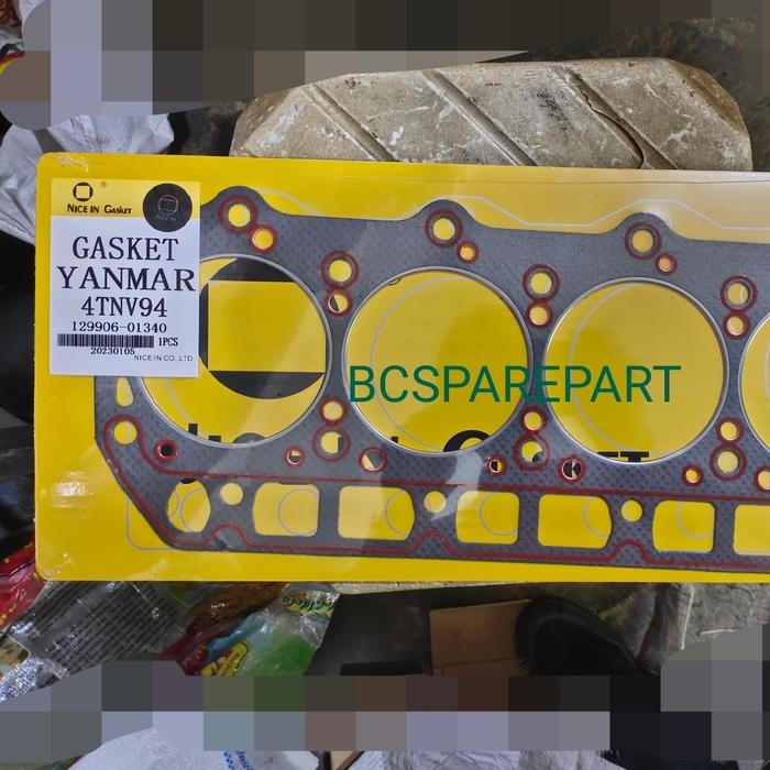 Bebas Ongkir Gasket Head yanmar 129906-01340 / packing head / paking kop 12990601340 4TNV94 /4 TNV