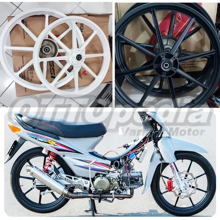 VELG PELEK RACING VROSSI SPRINT SWAN PALANG 8 SUPRA X SUPRA FIT 100