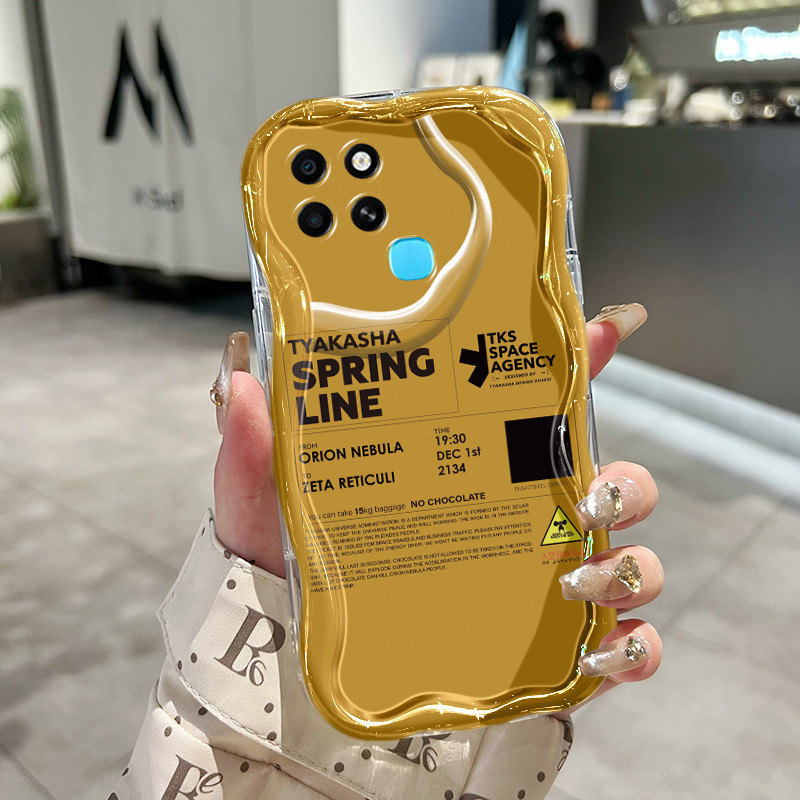 Casing Hp Untuk Infinix Smart 6 Smart 7 HD Smart 6 Plus Case Casing Kepala kartun kode batang pole K