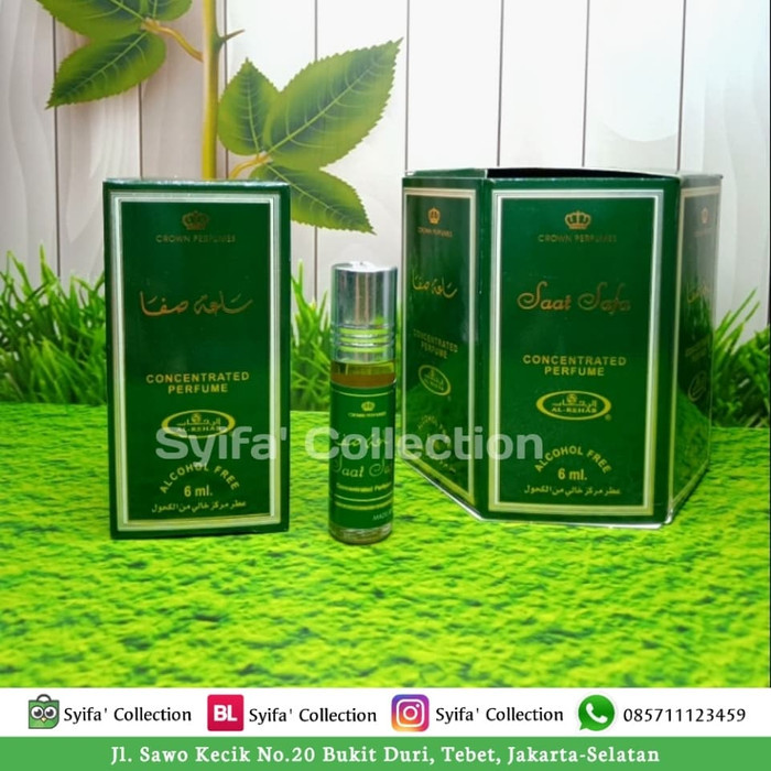 GRATIS ONGKIR Parfum Minyak wangi Al Rehab Aroma Saat Safa 6ml FA364