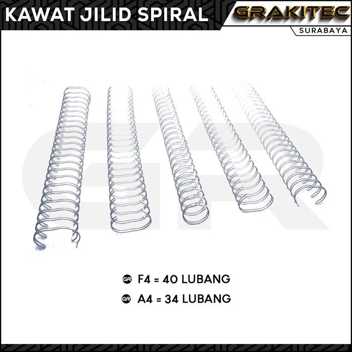 

RING KAWAT JILID SPIRAL F4 3:1 / 40 LUBANG