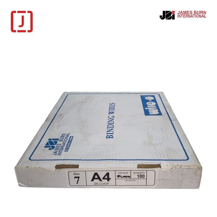 

SPIRAL KAWAT A4 3:1 NO. 7 (7/16") JBI - HITAM (BOX ISI 100 BATANG) - SPIRAL BINDER BUKU