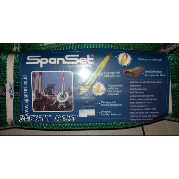 

WEBBING SLINGS / TALI PENGANGKUT BARANG SPANSET 2000KG X 6M