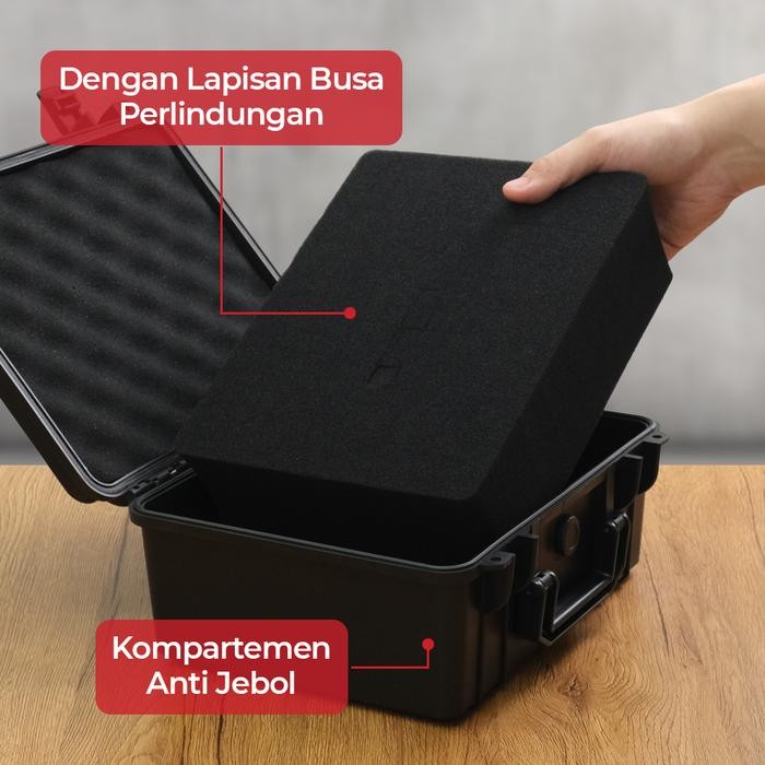 

TAFFGUARD KOTAK PERKAKAS JINJING PORTABLE HARD CARRY TOOL WITH SPONGE - XM-28