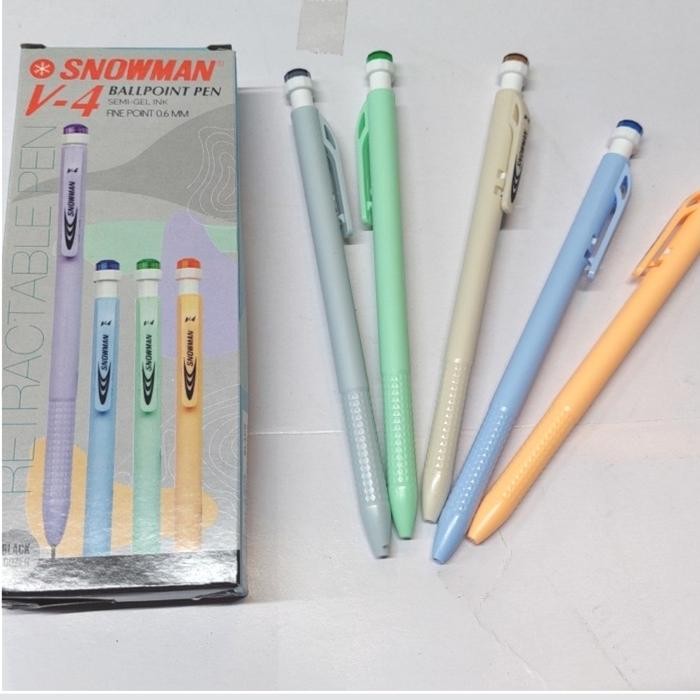 

Khusus Grab! Pen Snowman Semi Gel V4